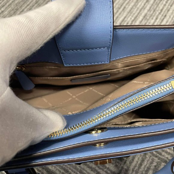 Michael Kors Kinsley Accordion Satchel - Picture 5 of 7